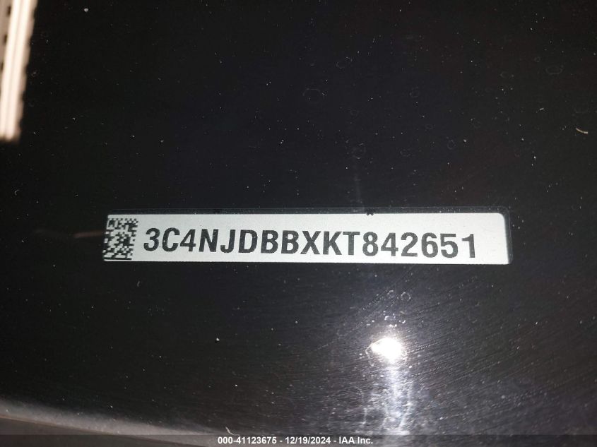 VIN 3C4NJDBBXKT842651 2019 JEEP COMPASS no.18