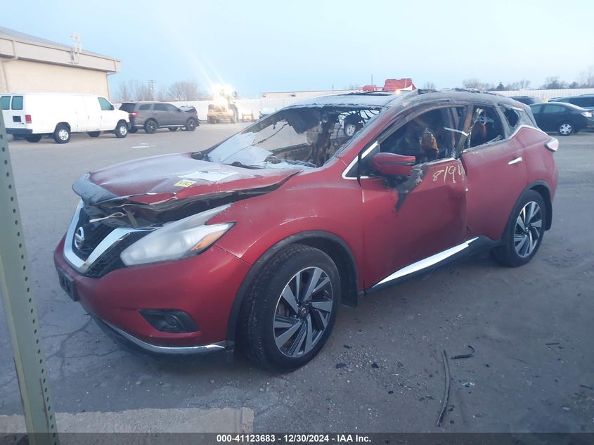 2018 NISSAN MURANO VIN: 5N1AZ2MH5JN156282