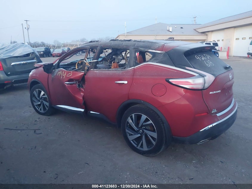 2018 NISSAN MURANO VIN: 5N1AZ2MH5JN156282
