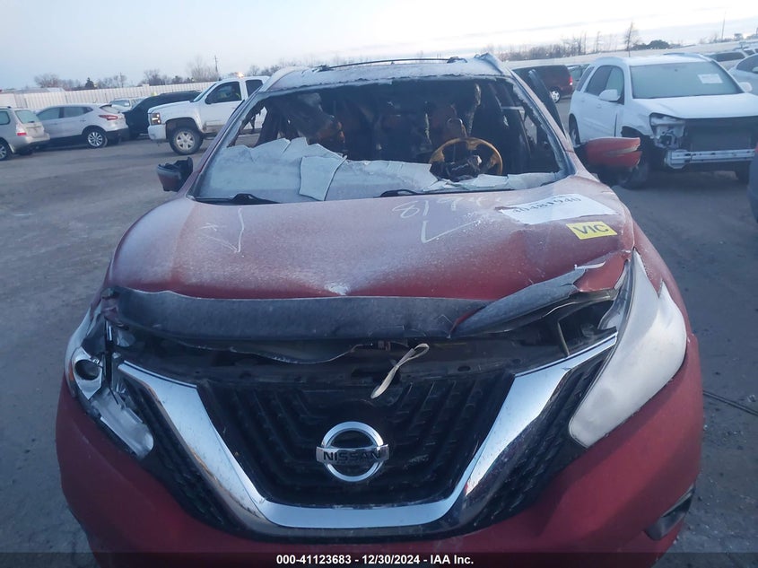 2018 NISSAN MURANO VIN: 5N1AZ2MH5JN156282