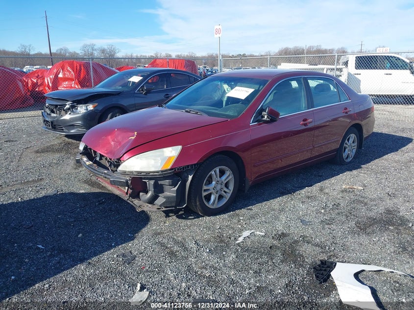 2006 HONDA ACCORD VIN: 1HGCM56396A100862