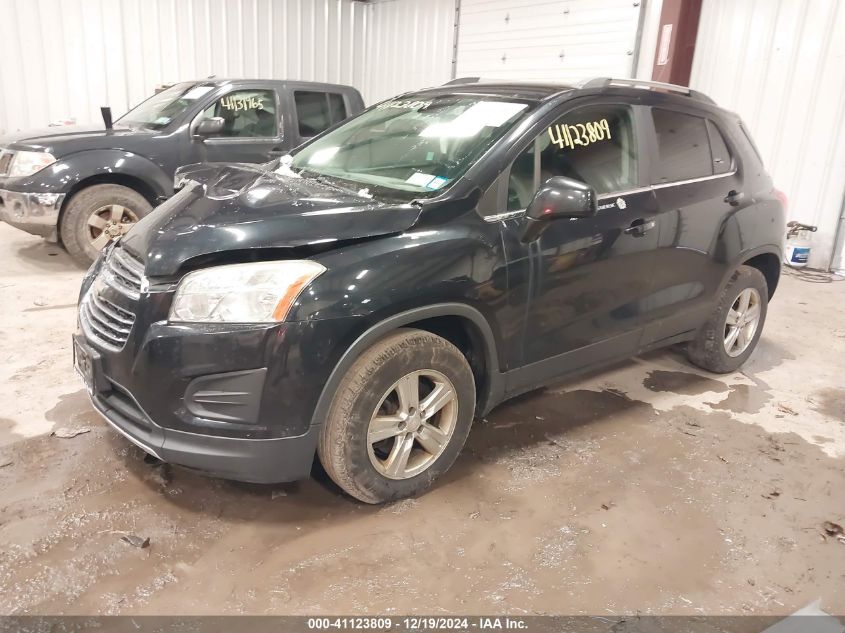 VIN 3GNCJRSBXFL190390 2015 Chevrolet Trax, LT no.2