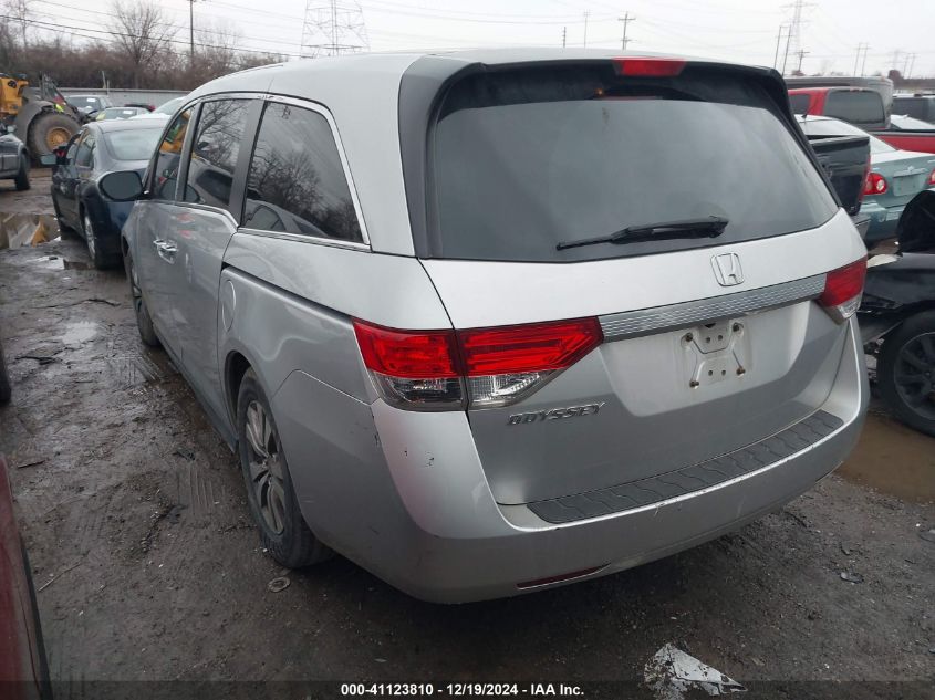 VIN 5FNRL5H4XEB058435 2014 Honda Odyssey, EX no.3