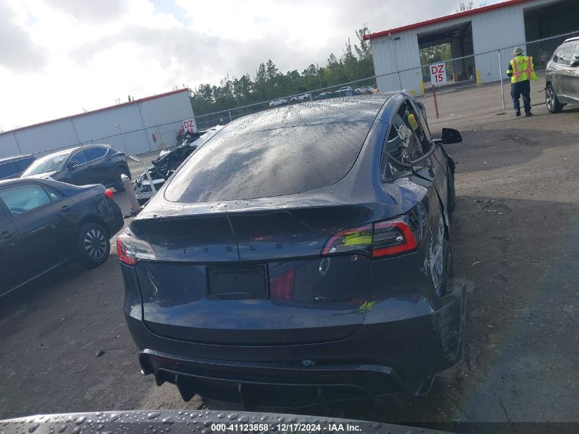 2021 Tesla Model Y Long Range Dual Motor All-Wheel Drive VIN: 5YJYGDEE6MF108141 Lot: 41123858