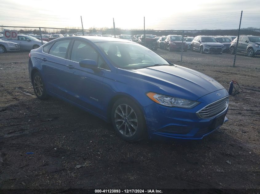 VIN 3FA6P0UU0HR264730 2017 FORD FUSION HYBRID no.1