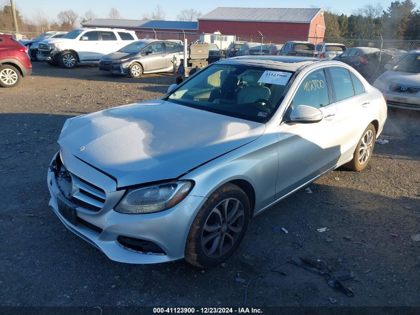 VIN 55SWF4KB2GU167016 2016 MERCEDES-BENZ C 300 no.2