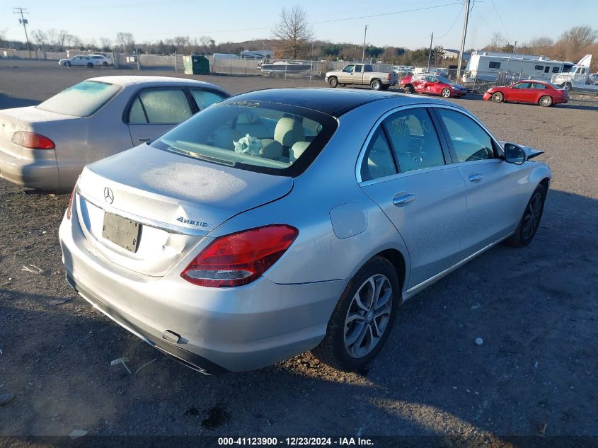 VIN 55SWF4KB2GU167016 2016 MERCEDES-BENZ C 300 no.4