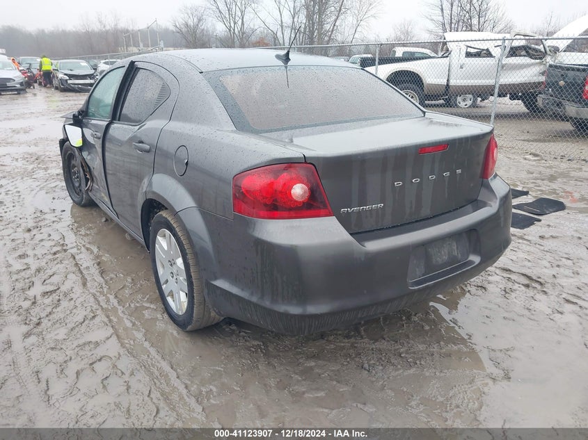 2014 DODGE AVENGER VIN: 1C3CDZAB0EN228004