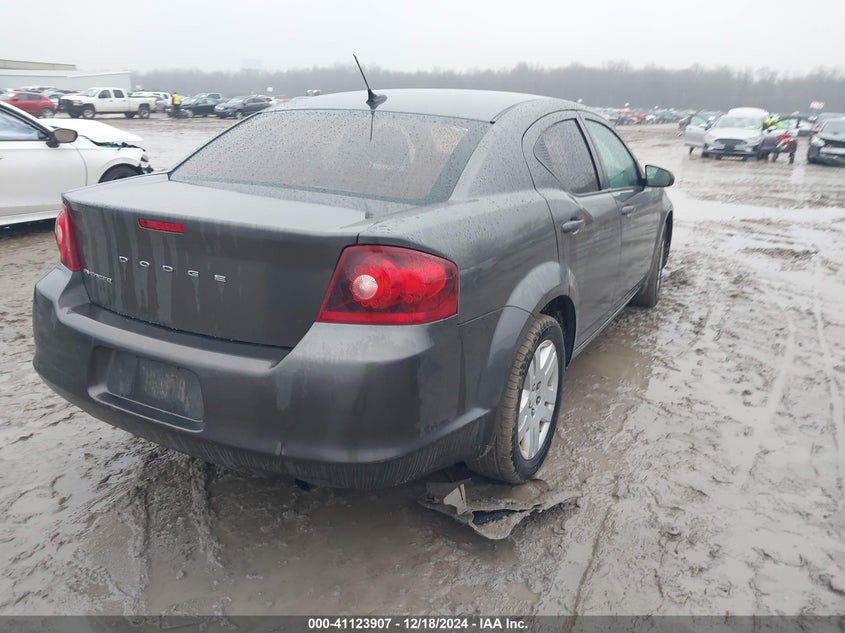 2014 DODGE AVENGER VIN: 1C3CDZAB0EN228004