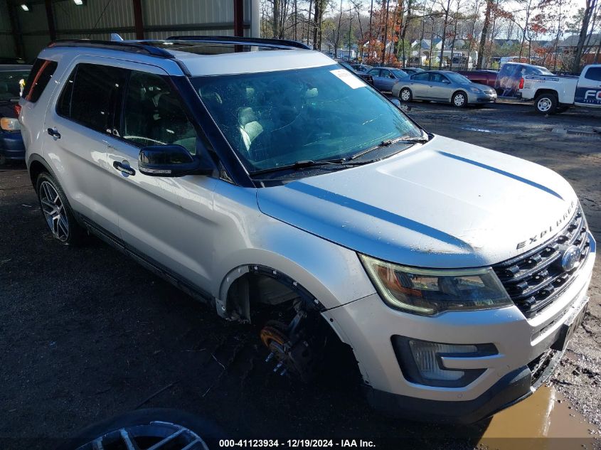 2017 Ford Explorer Sport VIN: 1FM5K8GT1HGD80446 Lot: 41123934