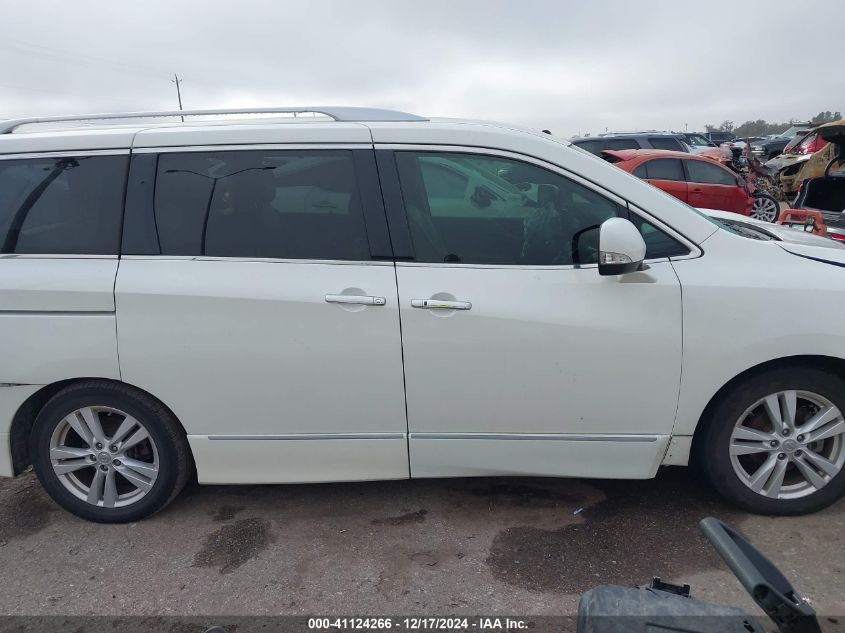 2012 Nissan Quest Le VIN: JN8AE2KP7C9040527 Lot: 41124266