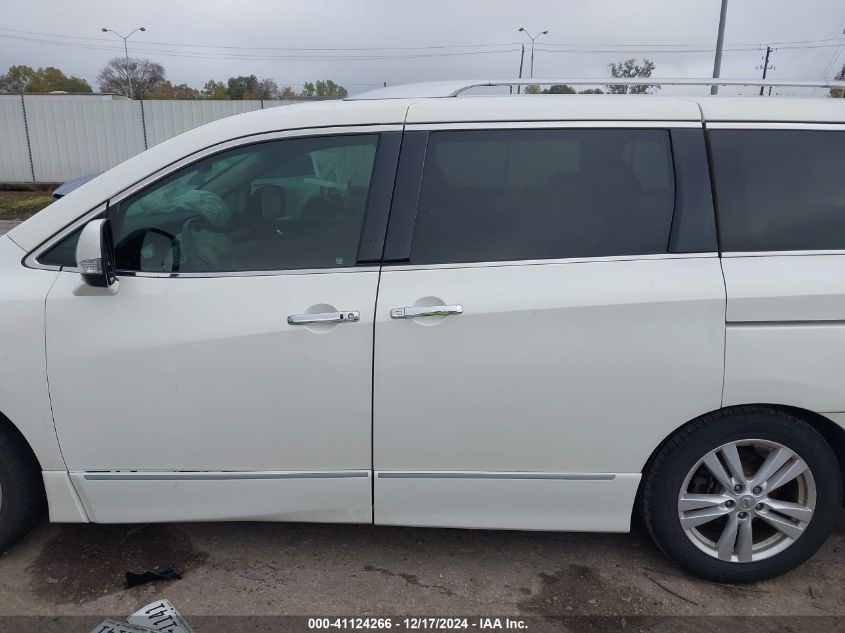 2012 Nissan Quest Le VIN: JN8AE2KP7C9040527 Lot: 41124266