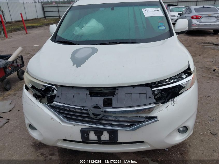 2012 Nissan Quest Le VIN: JN8AE2KP7C9040527 Lot: 41124266