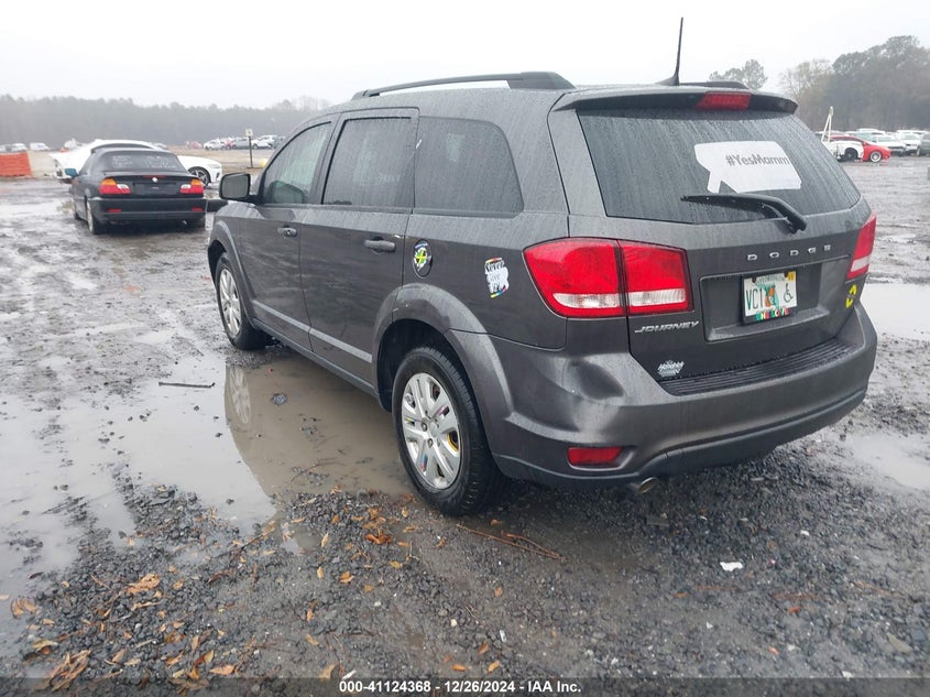 Vin: 3c4pdcbgxkt834992, lot: 41614547, dodge journey se 20193