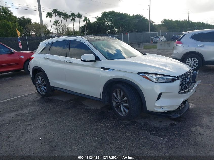 VIN 3PCAJ5BA7MF125721 2021 INFINITI QX50 no.1