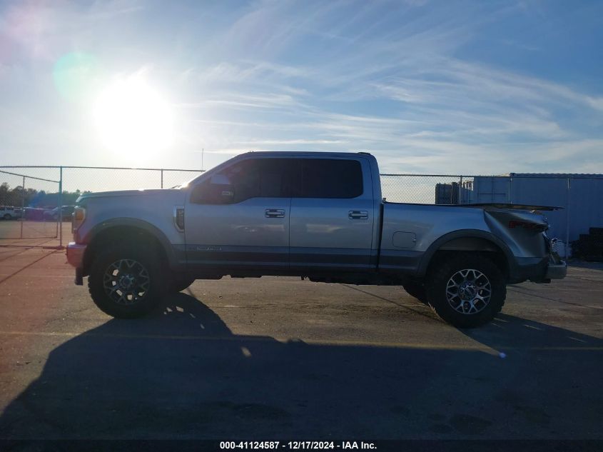 2022 Ford F-250 Lariat VIN: 1FT7W2BT7NEE55552 Lot: 41124587