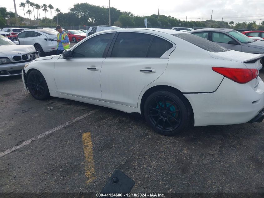 VIN JN1BV7AP3EM684866 2014 Infiniti Q50, Premium no.3