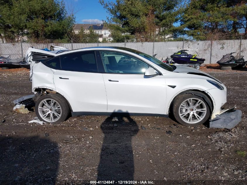 2021 Tesla Model Y Long Range Dual Motor All-Wheel Drive VIN: 5YJYGDEE3MF299758 Lot: 41124847