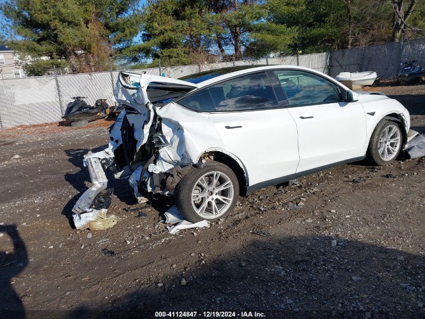 2021 Tesla Model Y Long Range Dual Motor All-Wheel Drive VIN: 5YJYGDEE3MF299758 Lot: 41124847