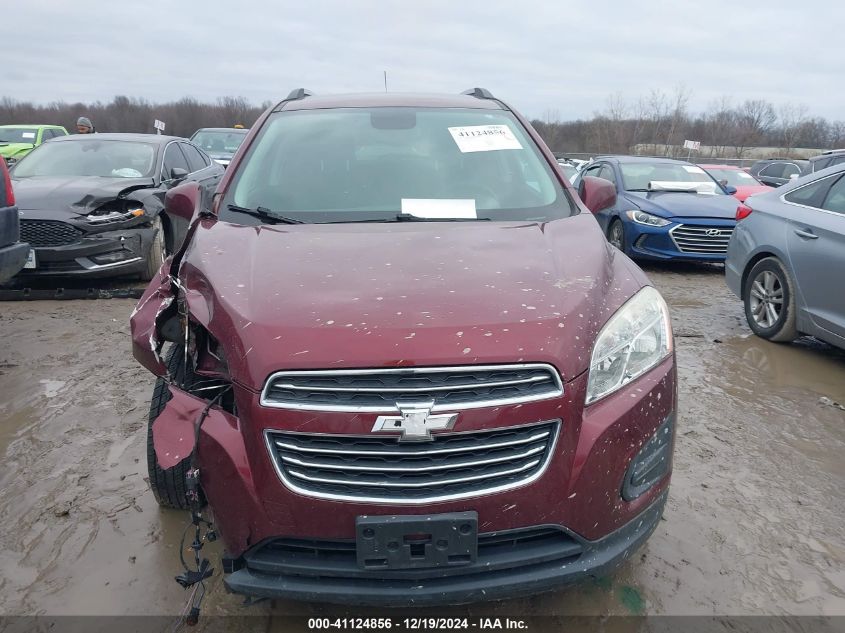 2016 Chevrolet Trax Lt VIN: 3GNCJLSB2GL126729 Lot: 41124856