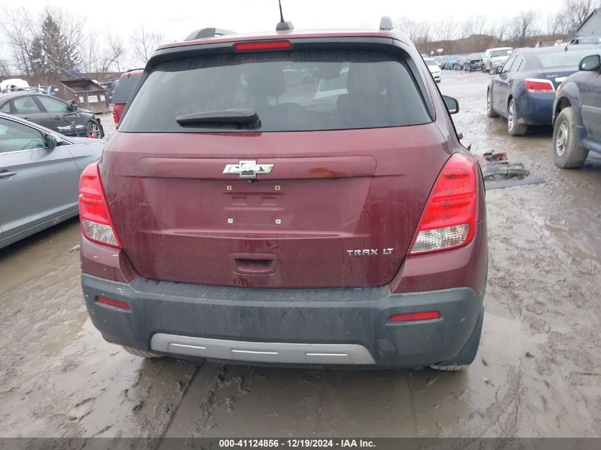 2016 Chevrolet Trax Lt VIN: 3GNCJLSB2GL126729 Lot: 41124856