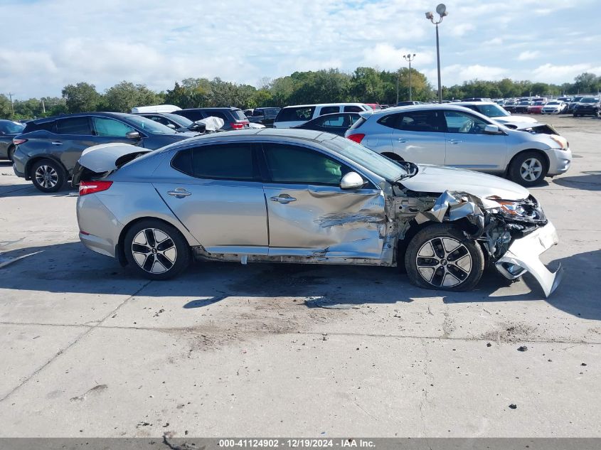 VIN KNAGM4AD2D5058368 2013 KIA Optima, Hybrid EX no.14