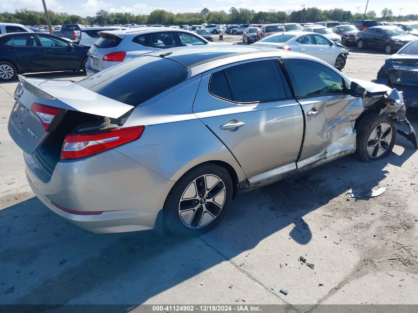 VIN KNAGM4AD2D5058368 2013 KIA Optima, Hybrid EX no.4