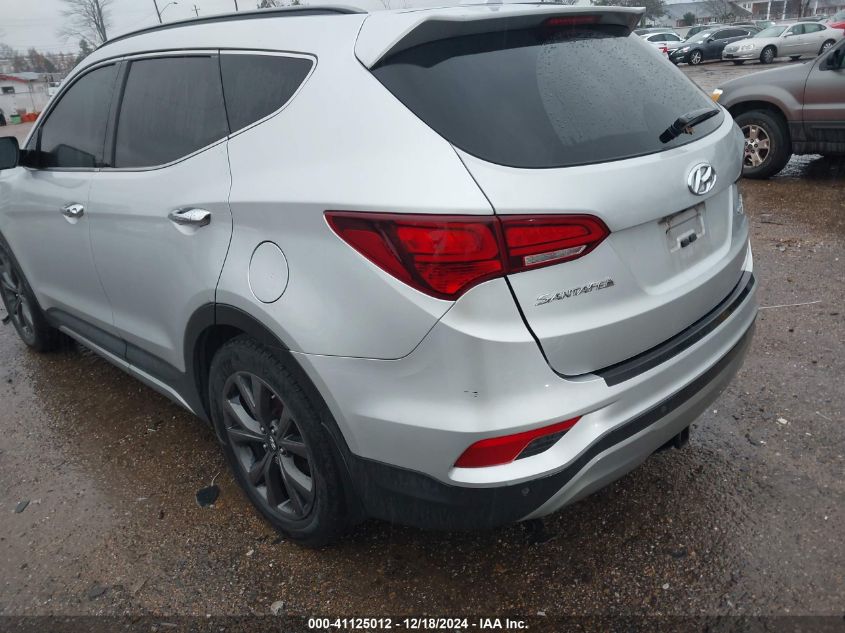 VIN 5XYZW4LA2HG460154 2017 HYUNDAI SANTA FE SPORT no.3