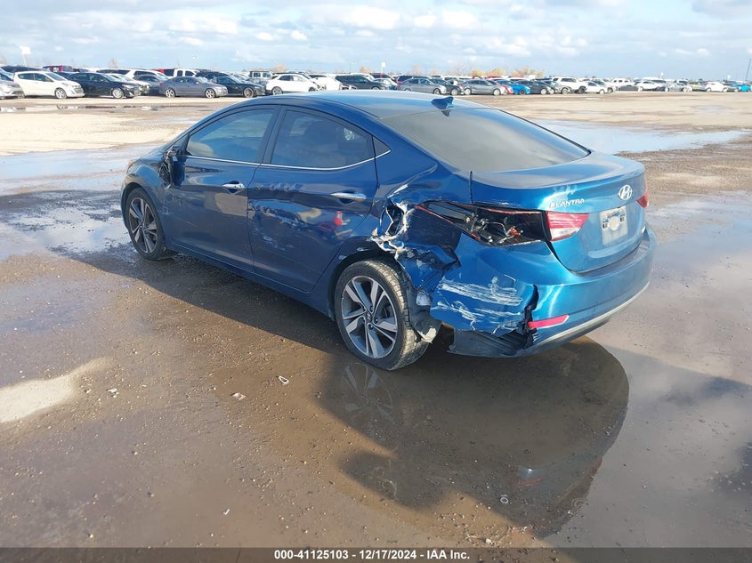 2014 HYUNDAI ELANTRA VIN: KMHDH4AE3EU187256