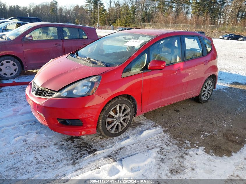 VIN JHMGE8H55DC071289 2013 Honda Fit, Sport no.2