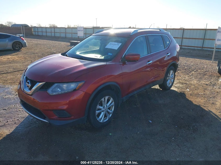 2016 NISSAN ROGUE SV - KNMAT2MV7GP608323