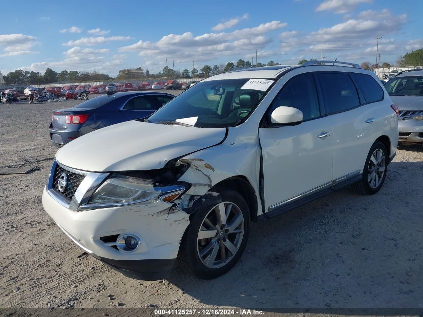 2013 Nissan Pathfinder Platinum VIN: 5N1AR2MNXDC633682 Lot: 41125257