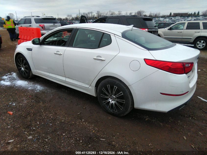 VIN KNAGM4A72E5467255 2014 KIA OPTIMA no.3