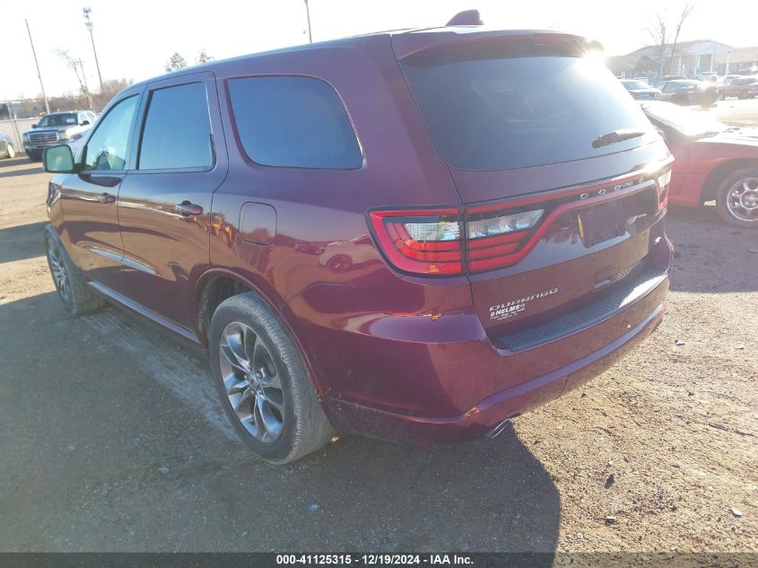 VIN 1C4RDHDG6KC549608 2019 Dodge Durango, Gt Plus Rwd no.3