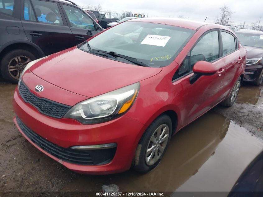 VIN KNADM4A36H6035539 2017 KIA RIO no.2