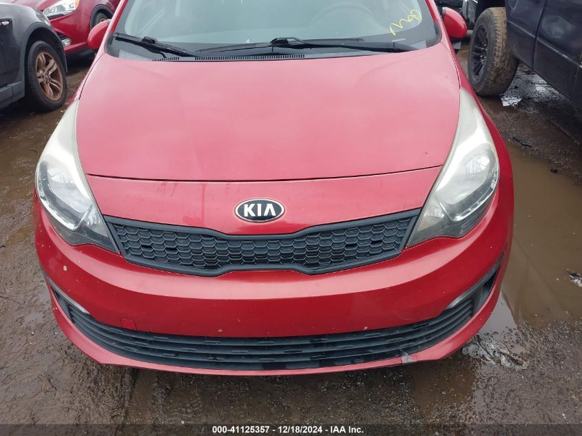 2017 Kia Rio Lx VIN: KNADM4A36H6035539 Lot: 41125357