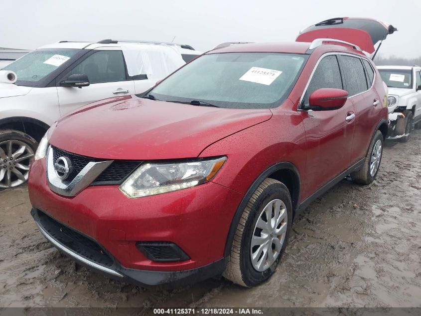 VIN JN8AT2MTXGW016603 2016 Nissan Rogue, S no.2