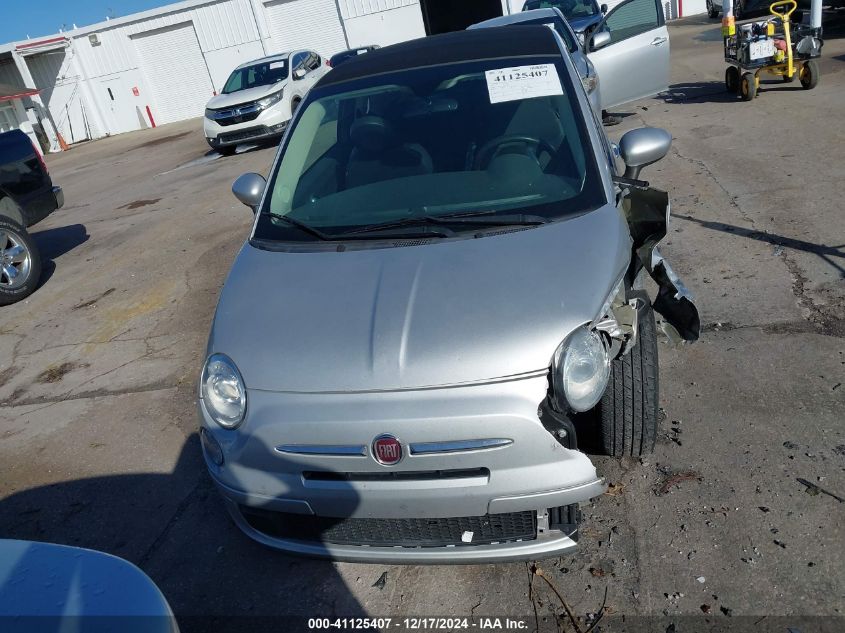 2013 Fiat 500 Pop VIN: 3C3CFFDR0DT738272 Lot: 41125407