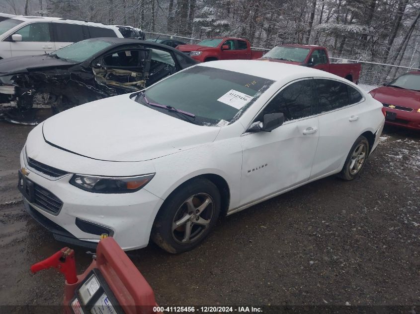 VIN 1G1ZB5ST7GF222847 2016 Chevrolet Malibu, LS no.2