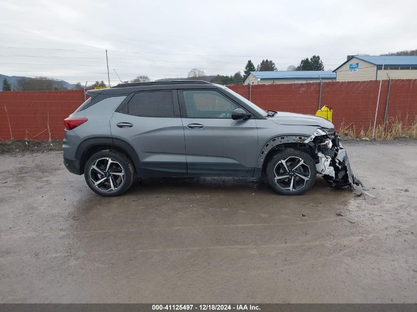 2021 Chevrolet Trailblazer Awd Rs VIN: KL79MUSL3MB180320 Lot: 41125497