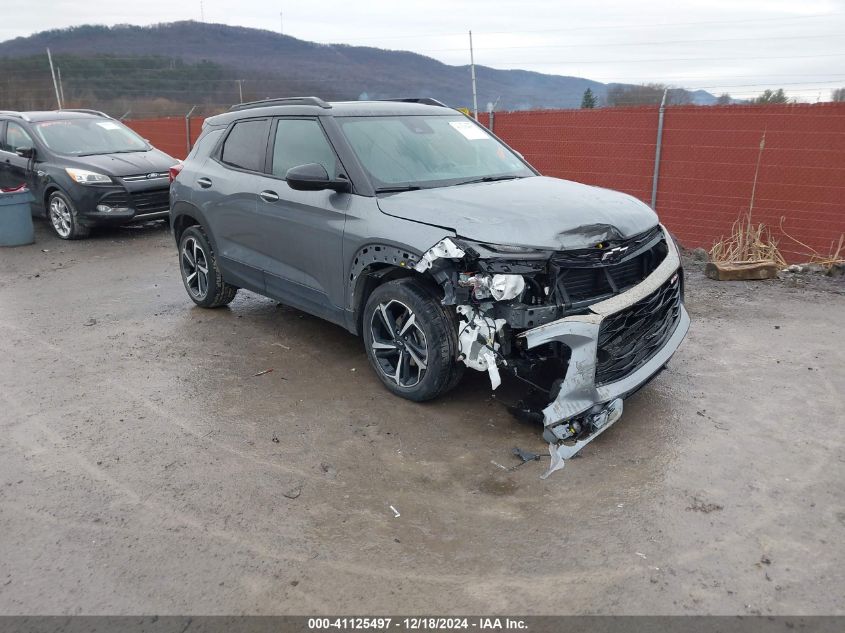 2021 Chevrolet Trailblazer Awd Rs VIN: KL79MUSL3MB180320 Lot: 41125497