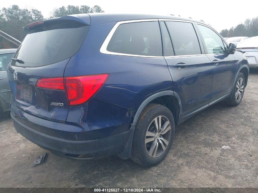 VIN 5FNYF6H83HB003745 2017 Honda Pilot, Ex-L no.4