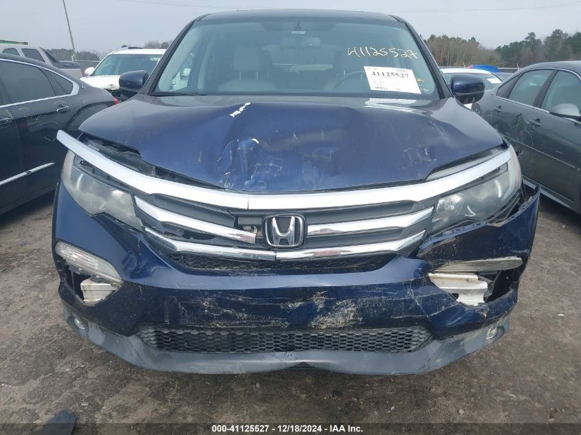 VIN 5FNYF6H83HB003745 2017 Honda Pilot, Ex-L no.6