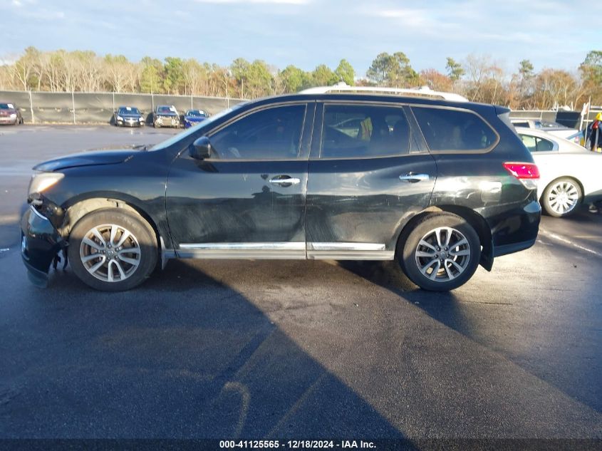 2014 Nissan Pathfinder Sl VIN: 5N1AR2MM0EC710648 Lot: 41125565