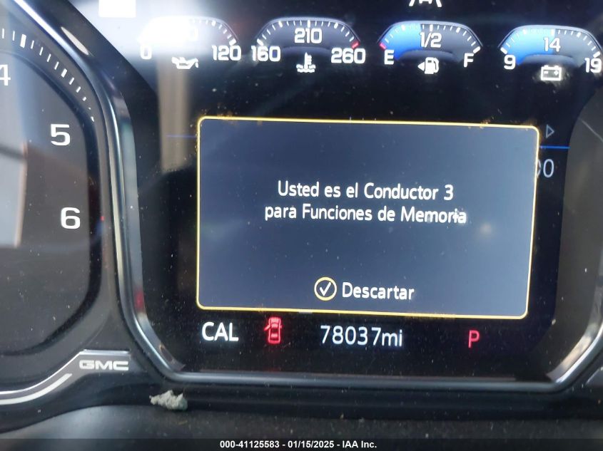 2019 GMC Sierra 1500 At4 VIN: 1GTP9EEL0KZ213503 Lot: 41125583