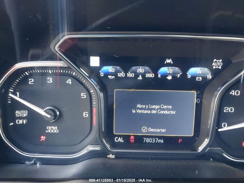 2019 GMC Sierra 1500 At4 VIN: 1GTP9EEL0KZ213503 Lot: 41125583