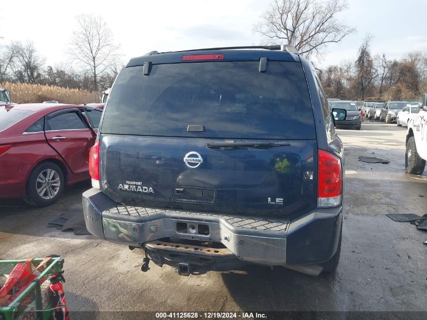 2006 Nissan Armada Le VIN: 5N1AA08A16N730859 Lot: 41125628