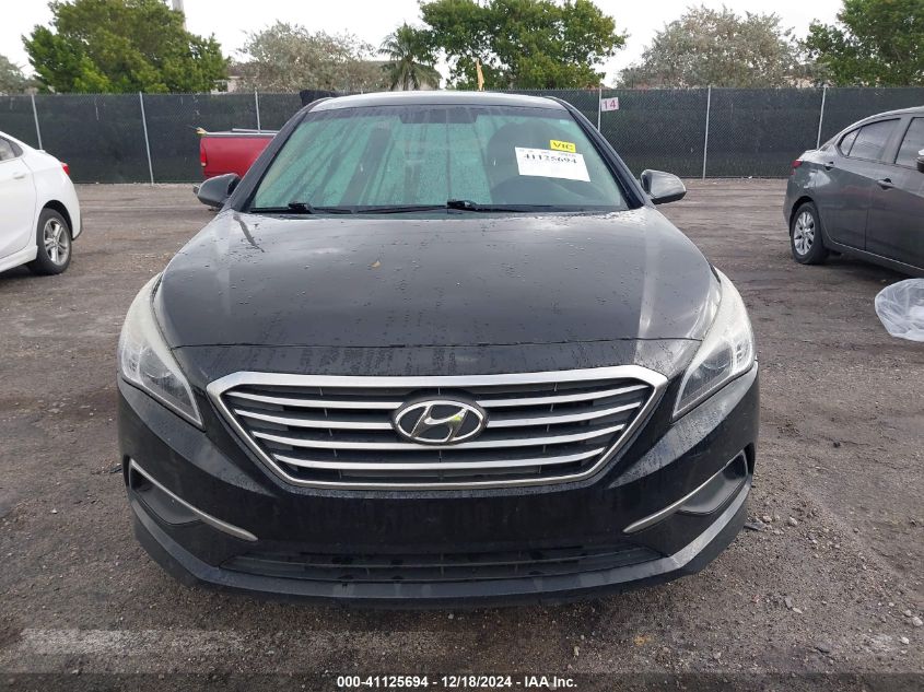 VIN 5NPE24AF7HH480255 2017 Hyundai Sonata, SE no.12