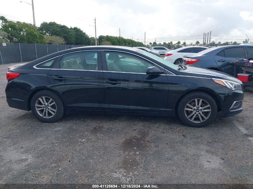 VIN 5NPE24AF7HH480255 2017 Hyundai Sonata, SE no.13