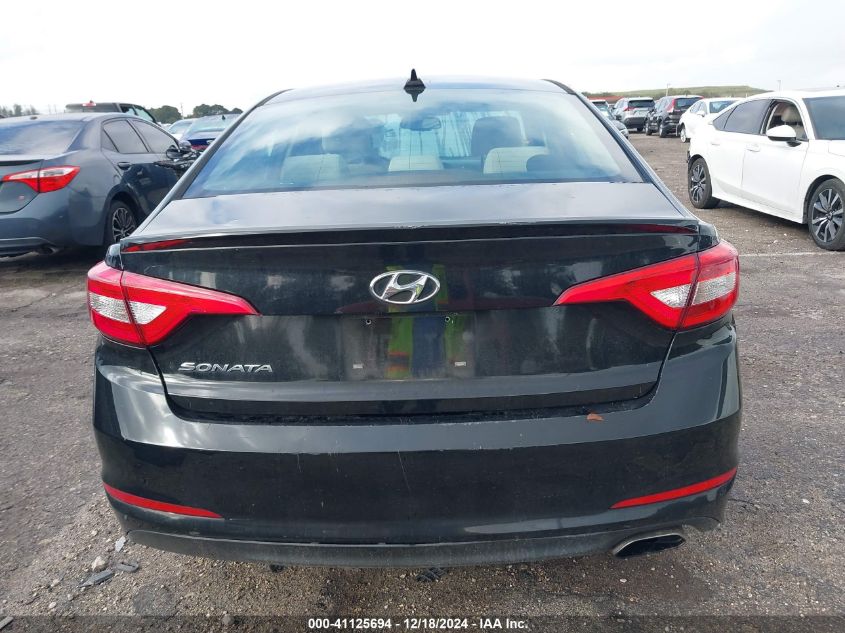 VIN 5NPE24AF7HH480255 2017 Hyundai Sonata, SE no.16